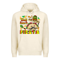 Tofu Just Here To Fiesta Premium Hoodie - CowhideDigitalArt
