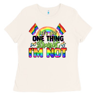 Bone Let's get one thing straight i'm not Pride LGBTQ+ Ladies Tee - NancyCooperArtShop