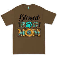 Cacao Blessed dog mom Premium Tee - RanaPortraitStore