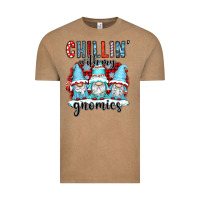 Vintage Coffee chillin with my gnomies Vintage Tee - CowGirlArtShop