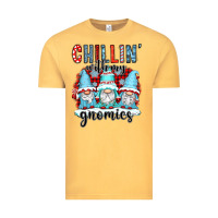 Vintage Mustard chillin with my gnomies Vintage Tee - CowGirlArtShop