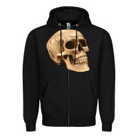 Black skull Zipper Hoodie - Artiststas