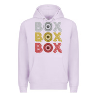 Lilac Vintage Retro Box Box Box Formula Racing Premium Hoodie - longCreatives