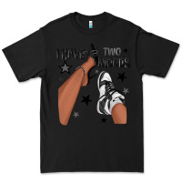 Black I Have Two Moods Black Sneakers Afro Girl Premium Tee - texasbilliewilder