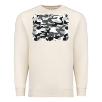 Sandshell black and white camouflage Premium Sweatshirt - BarkalooDesign