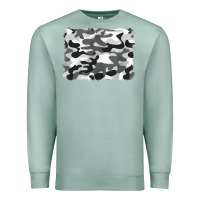 Seafoam black and white camouflage Premium Sweatshirt - BarkalooDesign