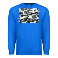 True Royal black and white camouflage Premium Sweatshirt - BarkalooDesign