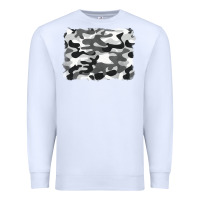 White black and white camouflage Premium Sweatshirt - BarkalooDesign