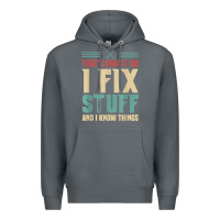 Rock that's what i do   i fix stuff and i know things Premium Hoodie - longCreatives