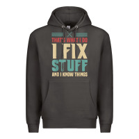 Smoke that's what i do   i fix stuff and i know things Premium Hoodie - longCreatives