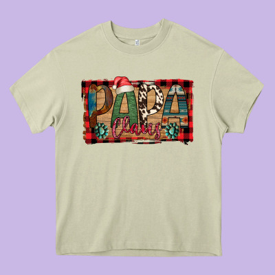 Papa Claus Beard Papa Claus Christmas Heavy Core Tee Designed By Bettercallsaul