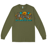 Army Green auntie like a mom only cooler Long Sleeve Tee - OliviaCreatesArt