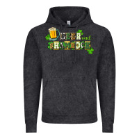 Vintage Black Beer and shamrock Vintage Hoodie - CowGirlArtShop