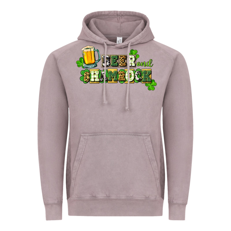 Beer And Shamrock Vintage Hoodie by CowGirlArtShop | Teevron