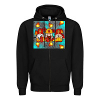 Black firefighter gnomes Zipper Hoodie - Artiststas