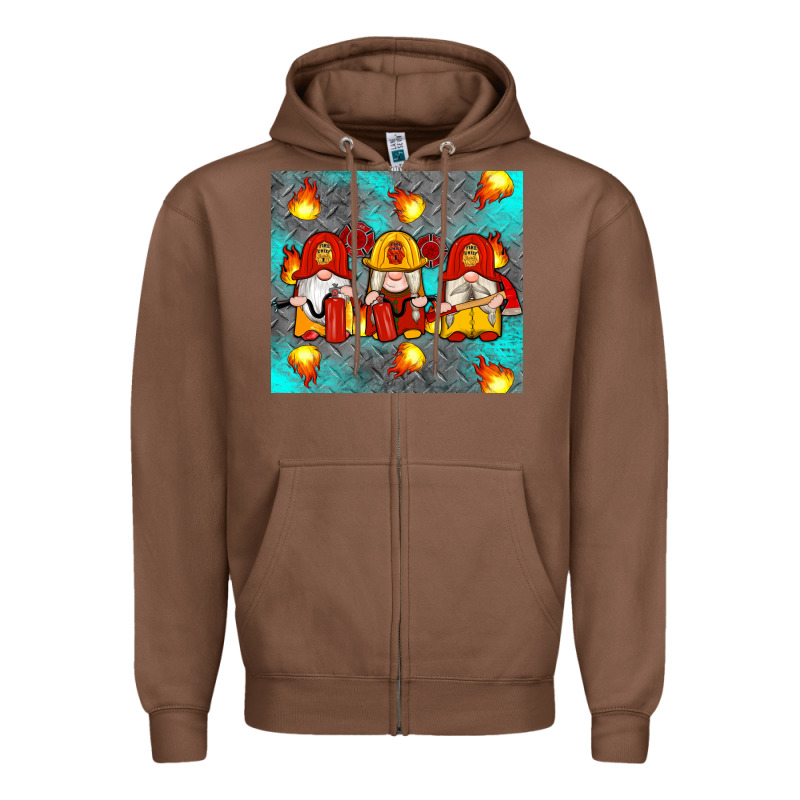 Firefighter Gnomes Zipper Hoodie by Artiststas | Teevron