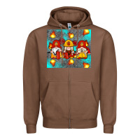 Chestnut firefighter gnomes Zipper Hoodie - Artiststas
