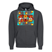 Smoke firefighter gnomes Zipper Hoodie - Artiststas