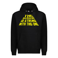 Black the sarcasm is strong with this one Premium Hoodie - longCreatives
