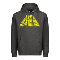 Charcoal Heather the sarcasm is strong with this one Premium Hoodie - longCreatives