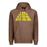 Chestnut the sarcasm is strong with this one Premium Hoodie - longCreatives