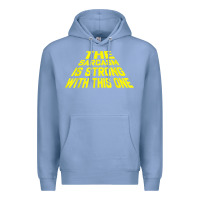 Colony Blue the sarcasm is strong with this one Premium Hoodie - longCreatives