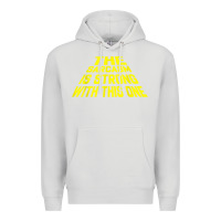 Dove Grey the sarcasm is strong with this one Premium Hoodie - longCreatives