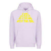 Lilac the sarcasm is strong with this one Premium Hoodie - longCreatives