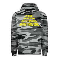 Slate Camo the sarcasm is strong with this one Premium Hoodie - longCreatives