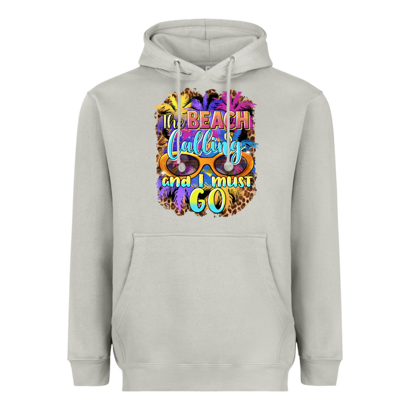 The Beach Is Calling And I Must Go Heavyweight Hoodie by BarkalooDesign | Teevron