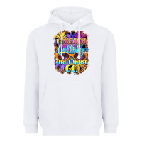 White the beach is calling and i must go Heavyweight Hoodie - BarkalooDesign