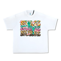 White Nurse Nurse Nurse Urban Heavy Tee - CowGirlArtShop