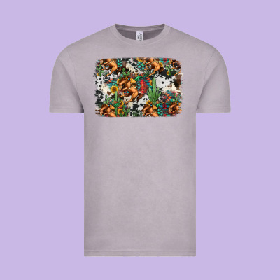 Western Rodeo Background Vintage Tee Designed By Jasminsmagicworld