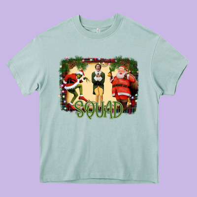 Christmas Friends Squad Heavy Core Tee Designed By Bettercallsaul