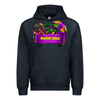 Navy mardi grass umbrella with truck Urban Hoodie - AdoDesignShop