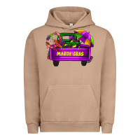 Pigment Burro mardi grass umbrella with truck Urban Hoodie - AdoDesignShop
