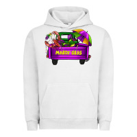Pigment Lunar Rock mardi grass umbrella with truck Urban Hoodie - AdoDesignShop
