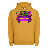 Pigment Peanut Butter mardi grass umbrella with truck Urban Hoodie - AdoDesignShop