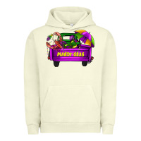 Pigment Pistachio mardi grass umbrella with truck Urban Hoodie - AdoDesignShop