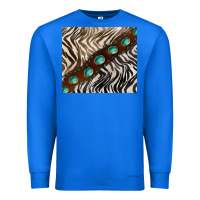 True Royal zebra gemstone leather Premium Sweatshirt - BarkalooDesign
