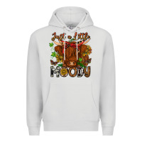 Dove Grey Just a Little Moody Premium Hoodie - CowhideDigitalArt