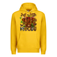 Lemon Just a Little Moody Premium Hoodie - CowhideDigitalArt
