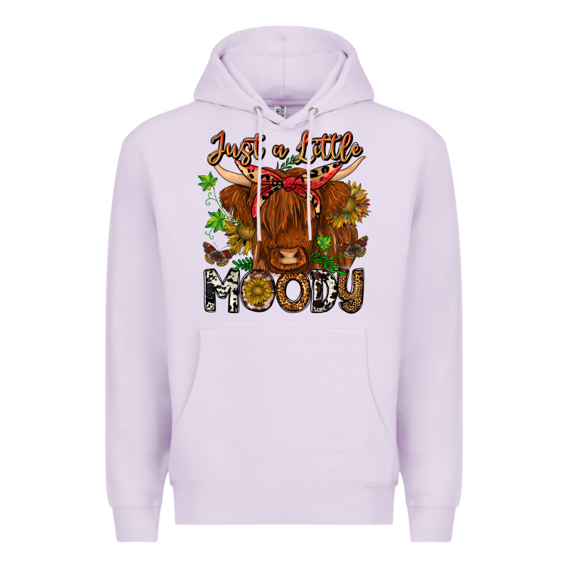 Just A Little Moody Premium Hoodie by CowhideDigitalArt | Teevron