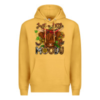 Mustard Just a Little Moody Premium Hoodie - CowhideDigitalArt