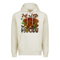 Oatmeal Heather Just a Little Moody Premium Hoodie - CowhideDigitalArt