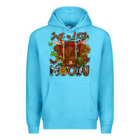Ocean Blue Just a Little Moody Premium Hoodie - CowhideDigitalArt