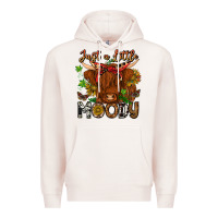 Pale Pink Just a Little Moody Premium Hoodie - CowhideDigitalArt