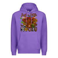 Purple Just a Little Moody Premium Hoodie - CowhideDigitalArt