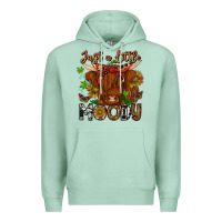 Seafoam Just a Little Moody Premium Hoodie - CowhideDigitalArt