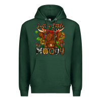 Sports Green Just a Little Moody Premium Hoodie - CowhideDigitalArt